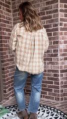 Plaid Button Up Top