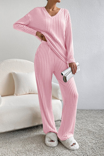 Ribbed Slouchy Set