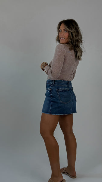 Cocoa Henley Top