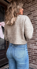 Leopard Cardigan Top