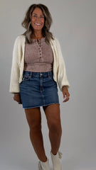 Cream Knit Shrug