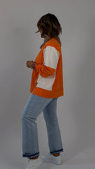 Orange Oversized Top