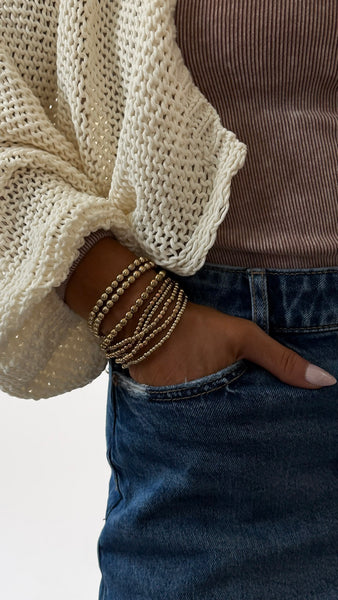 Cream Knit Shrug