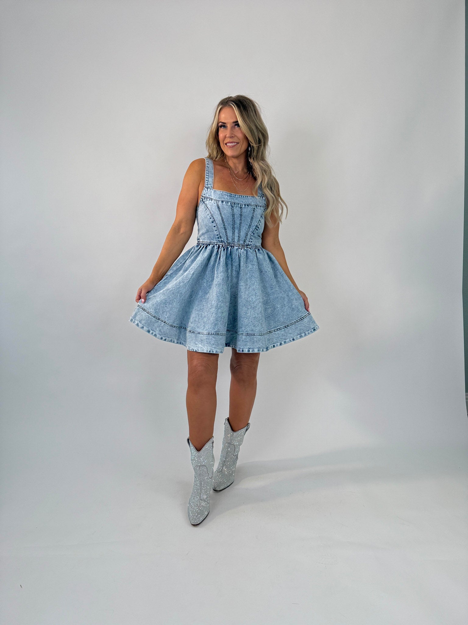 dolly denim dress Dolly Denim Dress 6