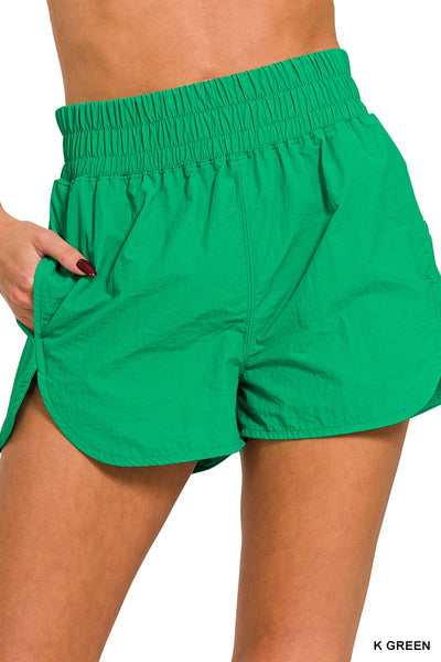Kelly Green Smock Shorts