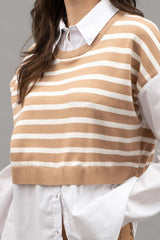 Woven Layered Top