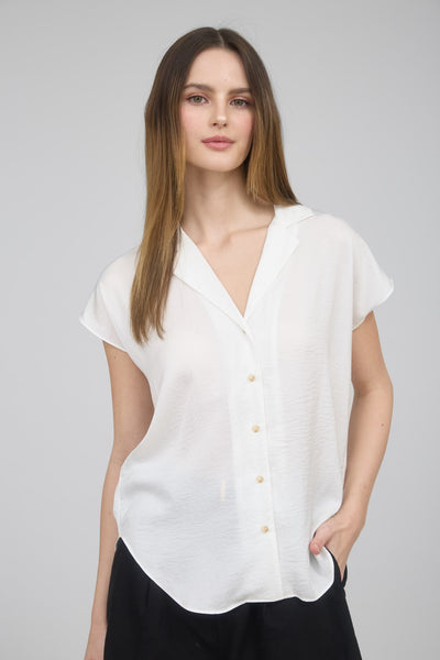 Crisp Intentions Button Down Top