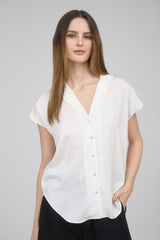 Crisp Intentions Button Down Top