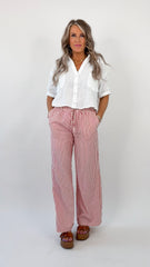Crop Button Up Top