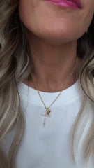 Cross and Heart Necklace