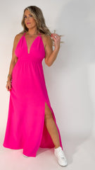 Ultra Pink Maxi Dress