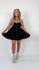 Black Ruffle Dress