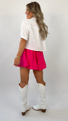 Pink Sporty Shorts