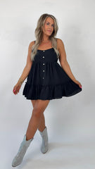 Black Ruffle Dress