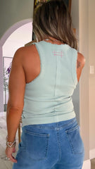 Sage Ribbed Tank