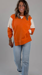 Orange Oversized Top
