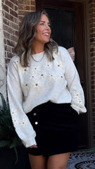 Flower Embroidered Top