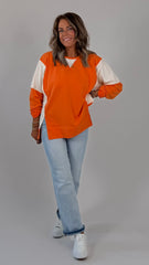 Orange Oversized Top