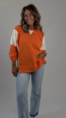 Orange Oversized Top