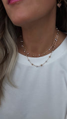 Magnetic Closure Beaded Necklace