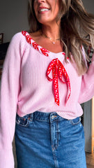 Heart Ribbon Top