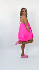 Hot Pink Volume Dress