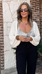 Cream Knit Shrug