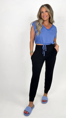 Violet Tie Bottom Top