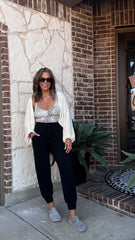 Cream Knit Shrug