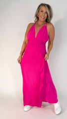 Ultra Pink Maxi Dress