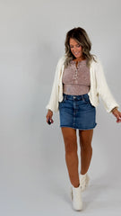 Cream Knit Shrug