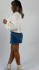 Cream Knit Shrug