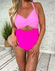 Pink Combo Swimsuit