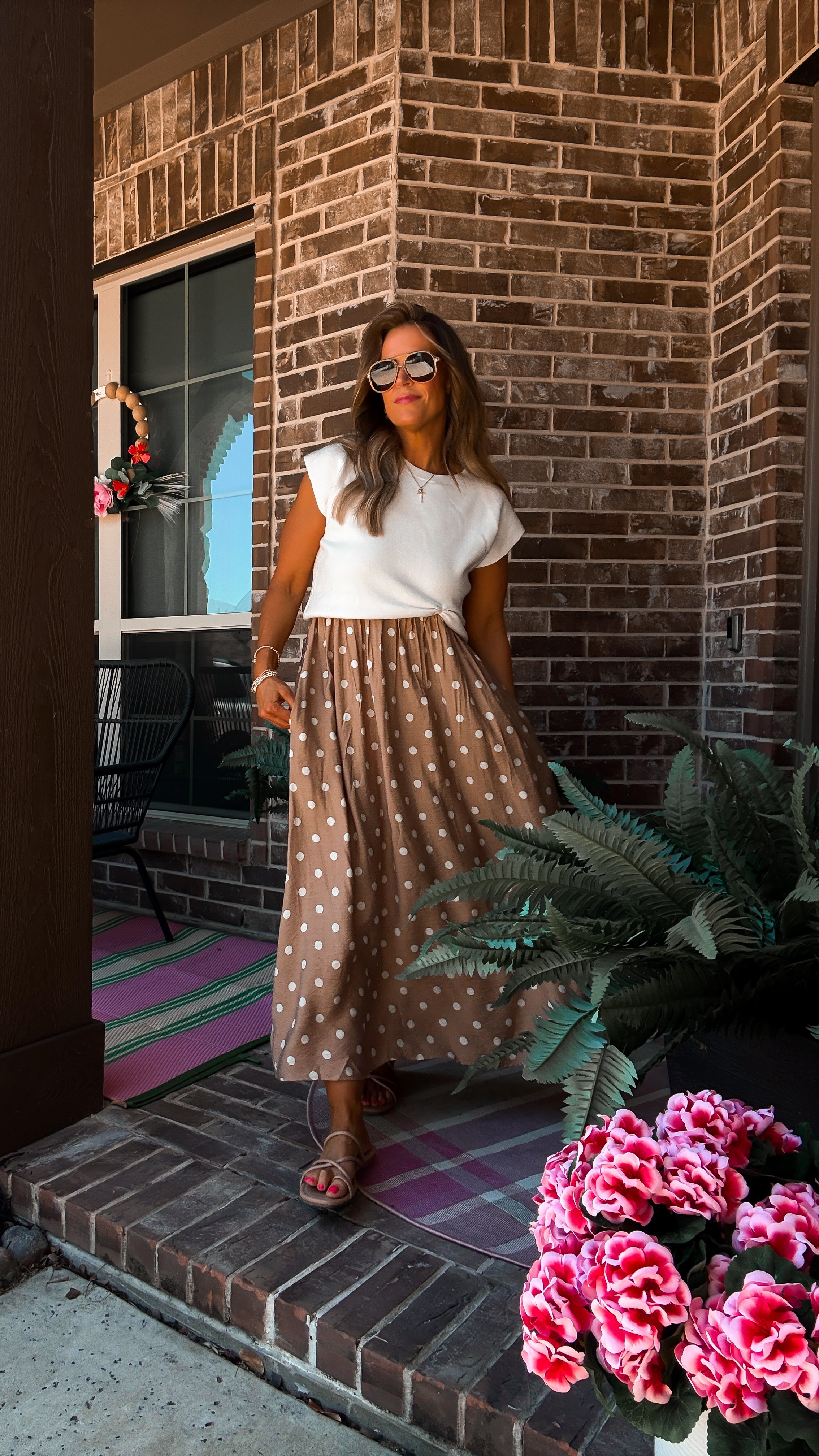 Polka Dot Maxi Dress