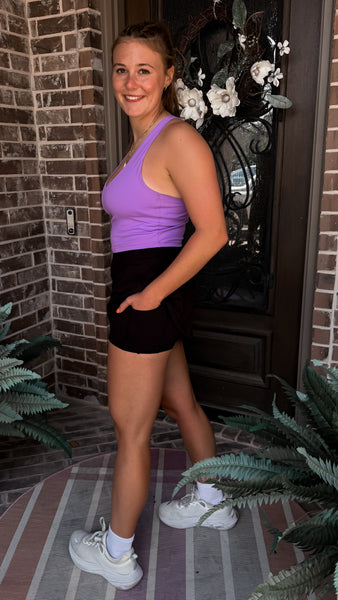 Black Butter Skort